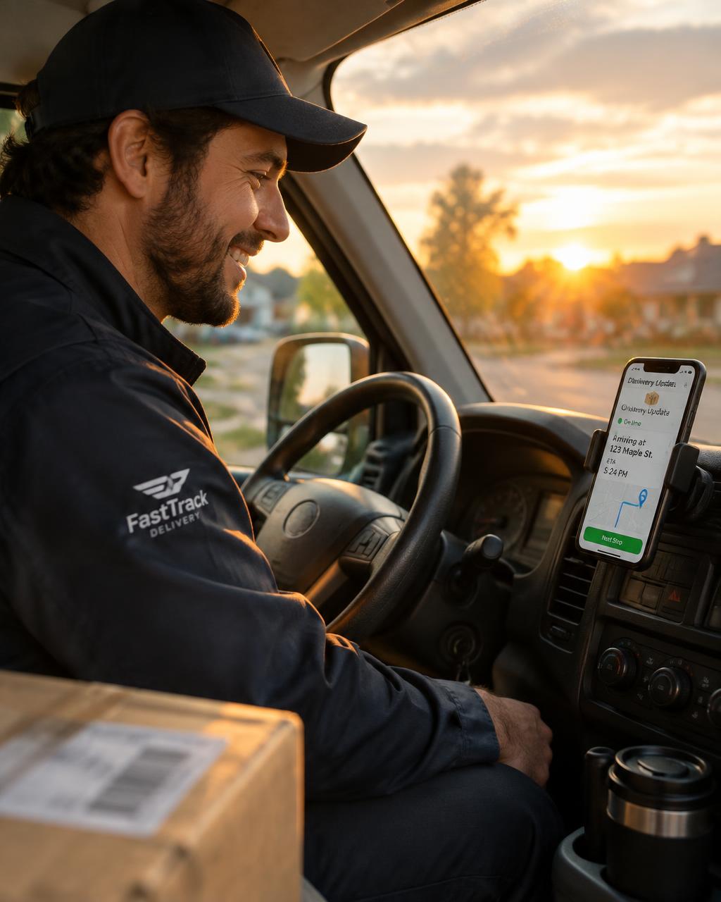 delivery status at every step